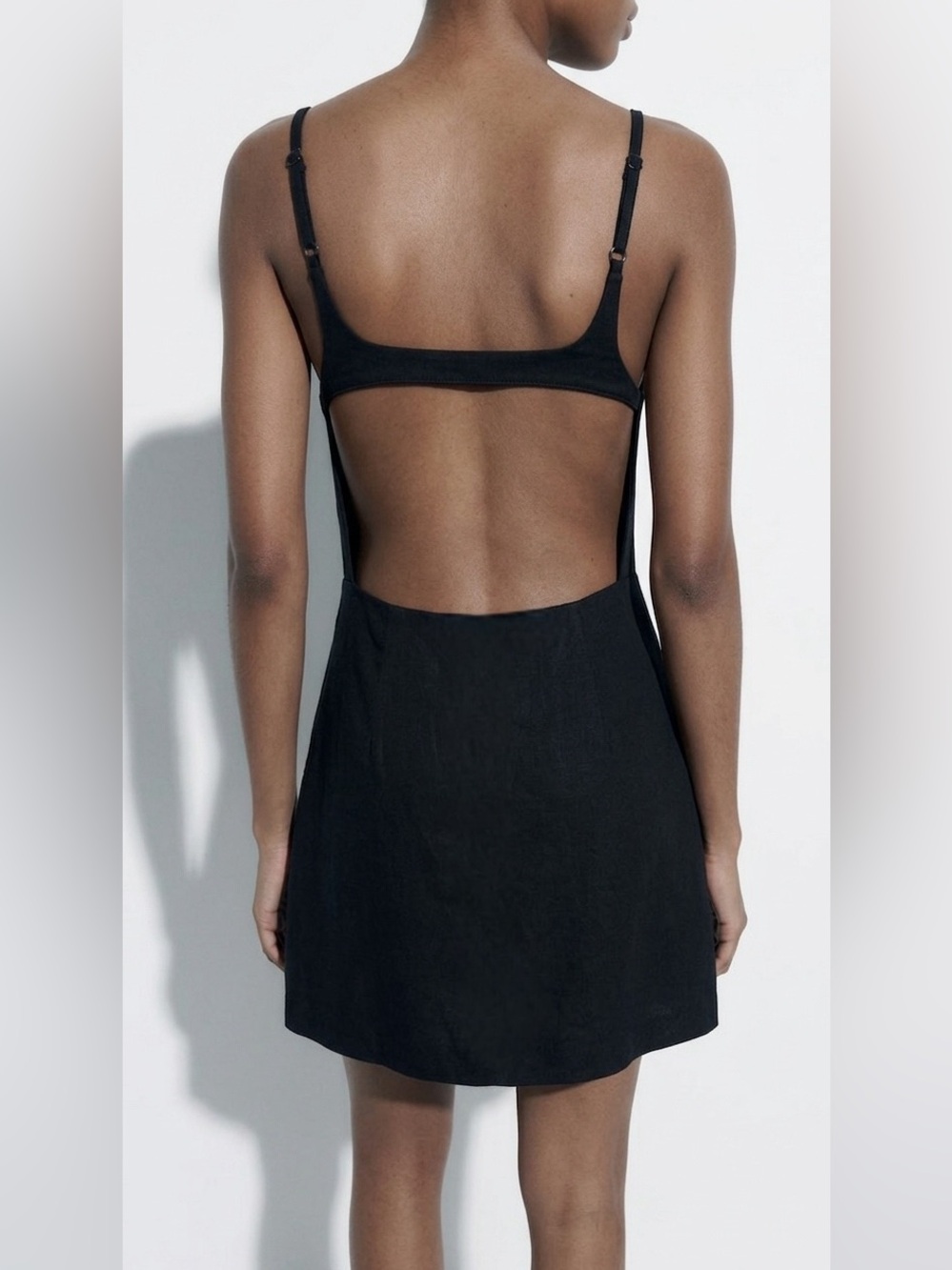 Backless Linen Dress